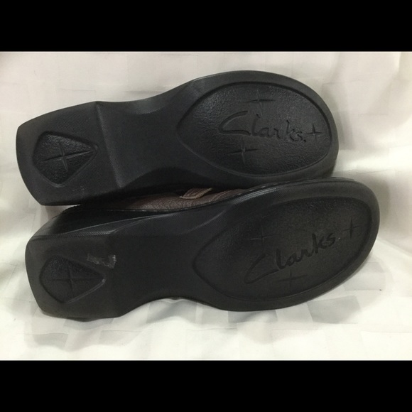 Clarks Loafers 7.5 Slip on Wedge Shoes - Picture 8 of 8